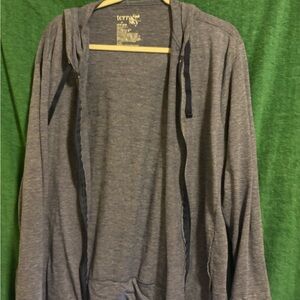 Terra & Sky Heather Gray Men's Cardigan